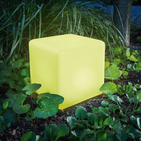 esotec Solarkugel für den Garten multicolor SMART CUBE wetterfest 106100 (1/5)