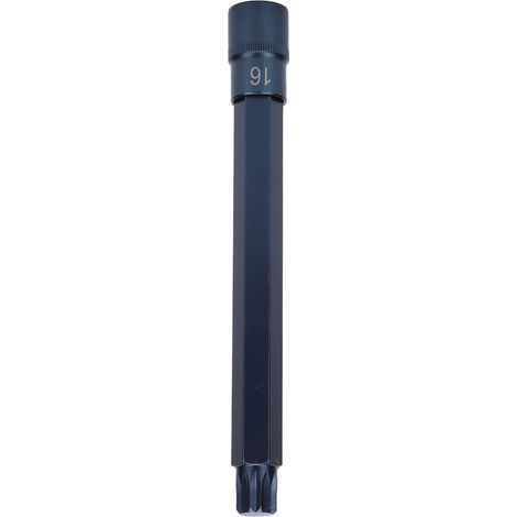 Jeu de douilles 12 pans 1/2" en acier allié bleui pour cliquet - Embout 1/2x200xM16