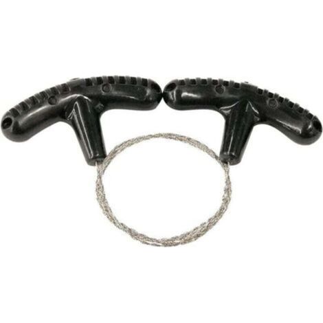 Steel Rope Chain Saws Manual Saw Portable Handheld Saw Survival Steel Chainsaws Outdoor Tool Kits Heavy Duty and Easy (1/4)