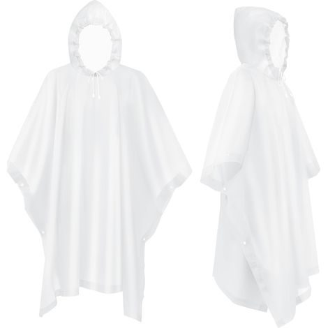 Regenponcho - EVA - Wasserdicht - Voor Camping Wandelen - Unisex - 2 Stuk (1/5)