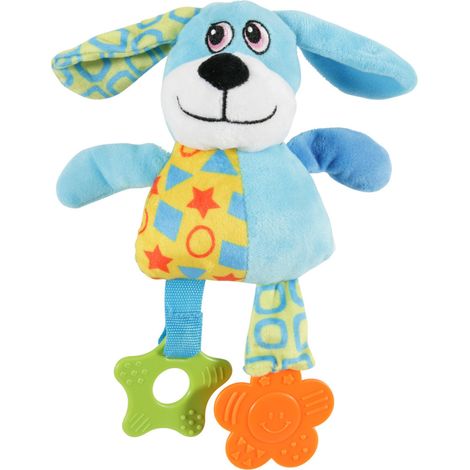 Jouet en peluche PUPPY Chien bleu 23 cm pour chiots - zolux (1/4)