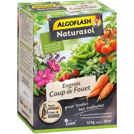 ALGOFLASH NATURASOL - Engrais coup fouet base guano 1.6kg (1/7)