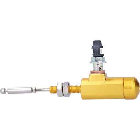 Maître-cylindre hydraulique universel M10x1,25 mm pour frein et embrayage de moto, quad, dirt bike, couleur doré (1/5)