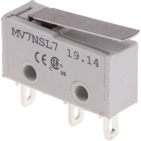 Microrupteur subminiature RS PRO Levier, SP, 2 A @ 250 V c.a., A souder 250V c.a.