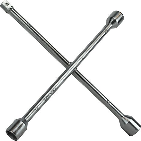Faithfull 4-Way Wheel Brace Chrome Plated 14in