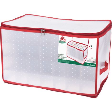 Box für Christbaumkugeln und Weihnachtsschmuck NIEVE, 56,5 x 33 x 34 cm (1/3)