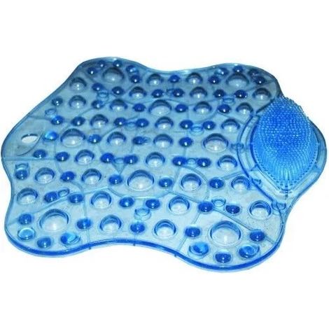 Herdegen 550802 Alfombra de Ducha Masaje plástico Azul 40 x 40 cm