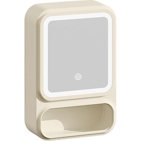 Meuble Miroir Pour Salle De Bain Miroir Anti-Buée Avec Étagères Porte Miroir Salle De Bain Avec Rangement Shampoing, Gel Douche, , Soins Cutanés (1/5)