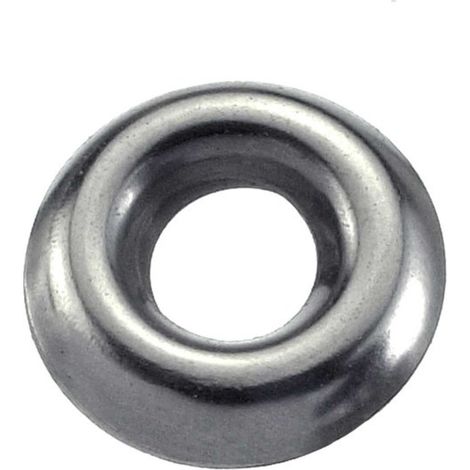 Orli sottovite Inox Ø 11 x 4 mm. - 30 pz. (1/2)