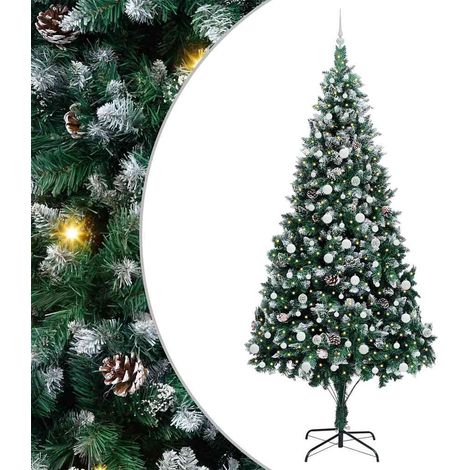 Sapin de Noël  Arbre de Noël artificiel Vert 240 cm PVC, Acier et Plastique (1/5)
