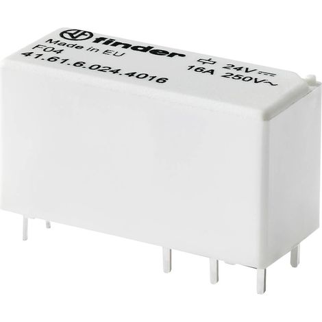 Finder 41.61.6.005.4016 Relè per PCB 5 V/DC 16 A 1 scambio 1 pz.