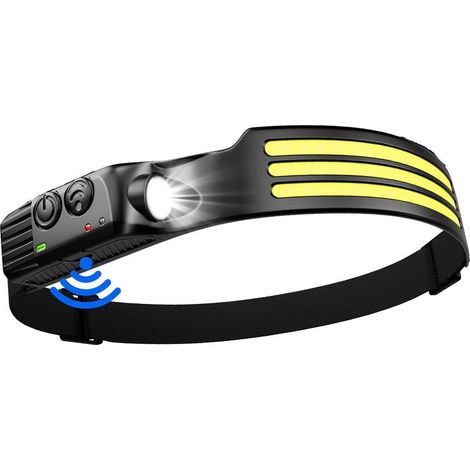 Lampe Frontale LED Ultra Puissante, 3000 Lumens Super Lumineux 3LED 230° Torche Frontale, Pour Pêche, Camping, Cyclisme, Running (1/5)