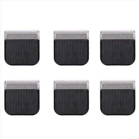 Lot de 6 lames de rechange pour chiens et chats, modèle VS888, en céramique et ABS, en blanc et noir.-AquaForge (1/5)