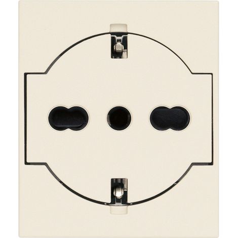VIMAR 30211.C - Presa 2P+T P40 Universale A Filo Canapa