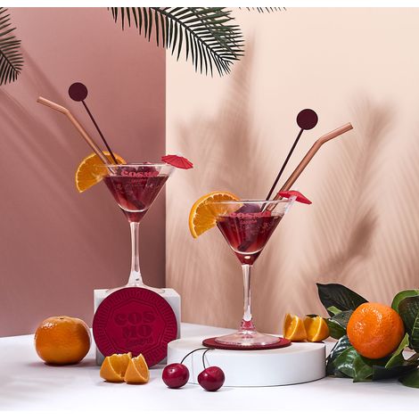 Coffret Cocktail - COOK CONCEPT - Cosmopolitain - 10PCS - Rouge (1/5)
