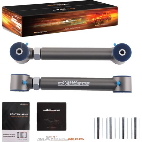 Bras de contrôle supérieurs, construction en acier durable, longueur de 68 cm, largeur de 20,2 cm, hauteur de 13 cm, compatibilité avec Jeep Grand Cherokee ZJ (1993-1998) (1/5)