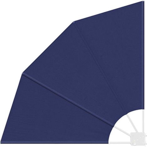 Maison Exclusive - Schermo di Privacy per Balcone 115 x 115 cm Poliestere Blu navy