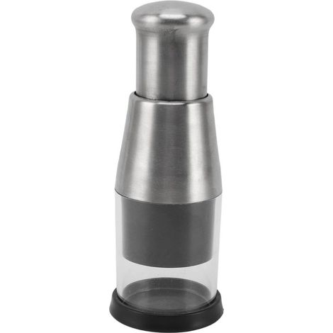 Jhubersproducts,Picadora de alimentos,Picadora manual de cebollas,Duradera y multifuncional,Acero inoxidable,Para verduras y hierbas (1/5)