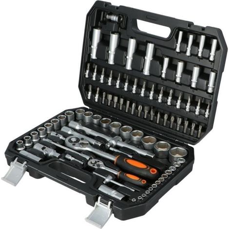 Chiavi e bussole Aster 8825 94 pezzi con cricchetto e prolunga (1/2)