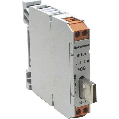 Chiavetta USB per guida DIN 1 pz. Appoldt USB2.0-16GB-A IP54