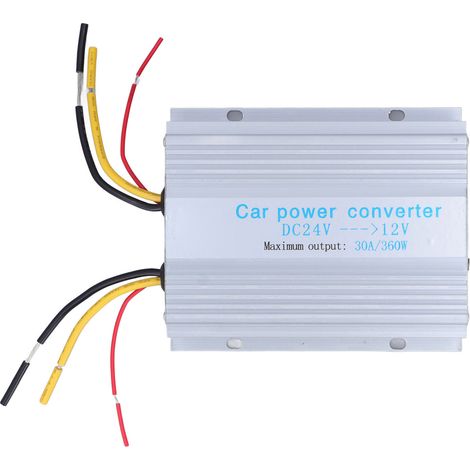 24V auf 12V 30A 360W Abwärts-Spannungswandler, DC/DC-Regler, Leistungstransformator für Fahrzeuge, Stabilisatormodul, 12V-Netzteil (1/5)