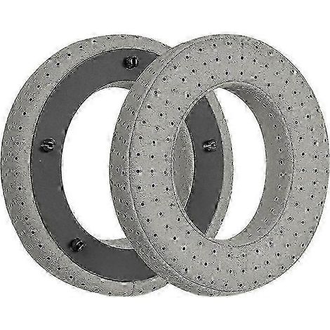 Housse de casque Focal Clear MG Pro (lot de 2) en cuir respirant et confortable, couleur : gris fibre. (1/4)