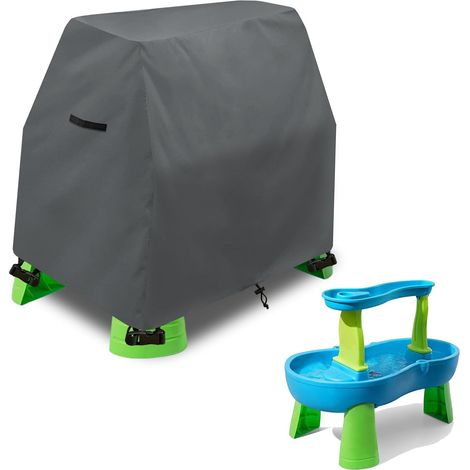 Kids Water Table Cover Fit Rain Showers Splash Pond Water Table,Waterproof Dust Proof Anti-UV Outdoor Toys Cover-Cover only (1/5)