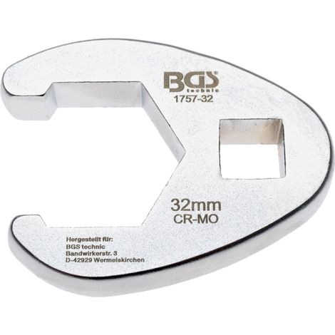 BGS Chiave a zampa attacco quadro interno 12,5 mm (1/2") SW 32 mm - 1757-32 (1/2)