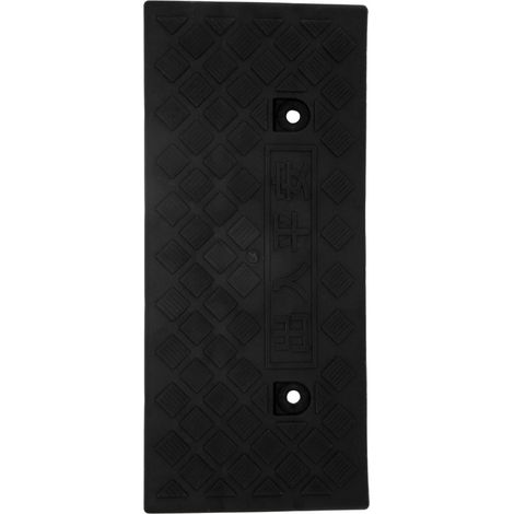Rampe de seuil portable en plastique 5 cm d'épaisseur, passage de trottoir pour voiture, véhicule, entrée de garage, quai de chargement, couleur noire (1/5)