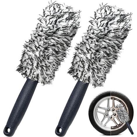 2er Set Felgenbürste Mikrofaser für Alufelgen & Stahlfelgen, kratzfrei (1/5)