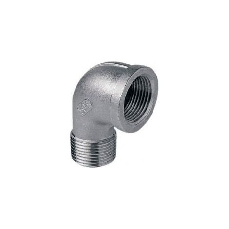 Gomito 90° MF 2" AISI316 - ISO4144 092200316L - -  RACCORDERIE METALLICHE - - (1/2)