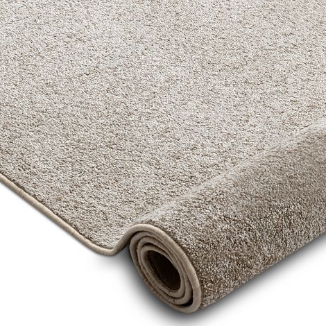 FLUX 461.43.AE200 Alfombra de lana OSTA - Geométrica, estructural, loft crema / rosa beige 60x120 cm (1/5)