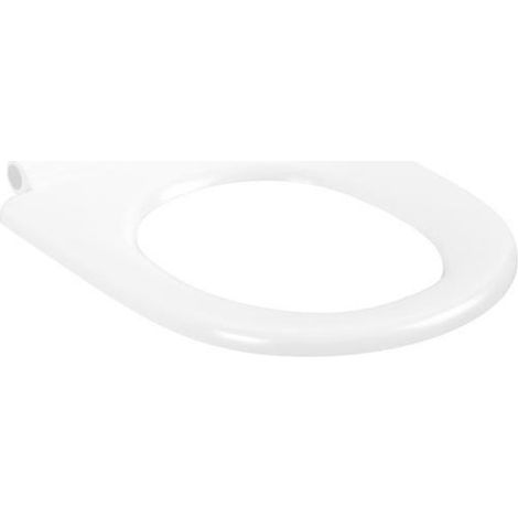 Abattant à anneau VB ViCare 354x438x42mm Ovale à fermeture douce et dégagement rapide Blanc Alpin