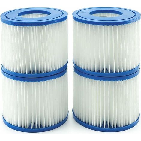Éléments de filtre VI pour Bestway Lay-Z-Spa, éléments de rechange BW58323 pour Bestway 58239 (4 pièces) (1/4)