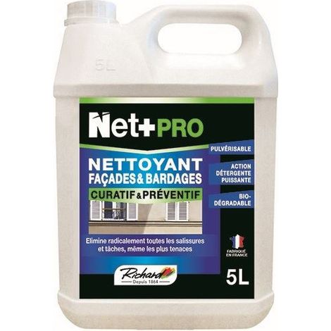 Nettoyant Façades & Bardages Net+pro 5l Nettoyant Façades & Bardages Net+pro 5l - Richard