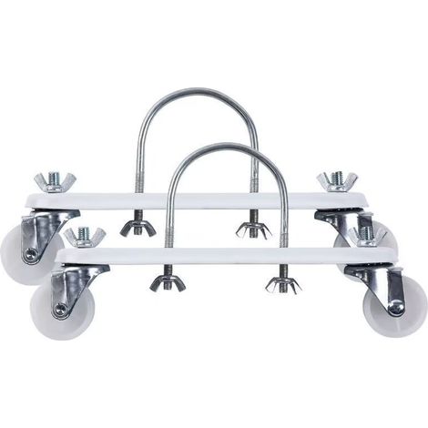 Lot de 2 supports de radiateur électrique, supports de poulie mobiles spéciaux pour radiateur électrique (1/5)