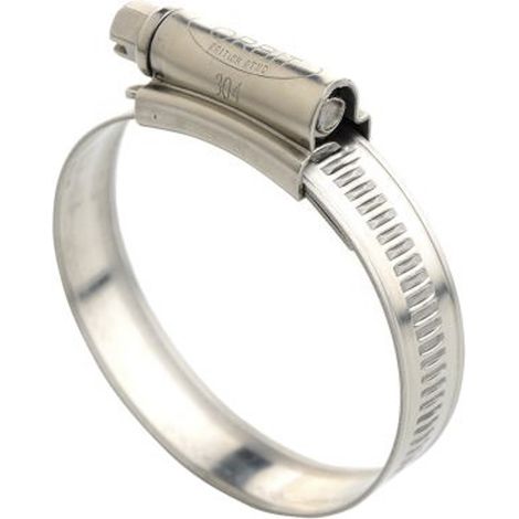 Collier de serrage pour tuyau, Hexagone fendu, Acier inoxydable 316, 150 180mm (1/2)