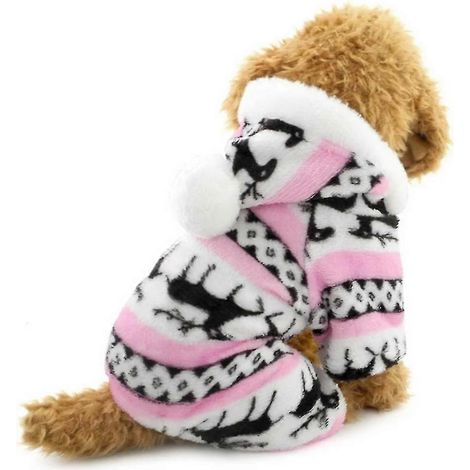 Ropa de invierno abrigada para perros Mascotas encantadoras Cuatro (1/5)