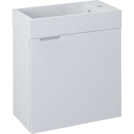 Sapho Latus - Mueble de lavabo 50x50x25 cm, blanco LT410-3030 (1/2)
