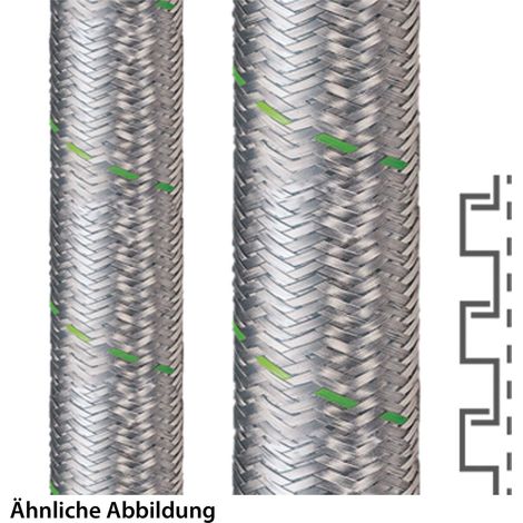 SPR-EDU-AS, acier galvanisé AD10, 7x10mm, paquet de 10 mètres - 1 Stück
