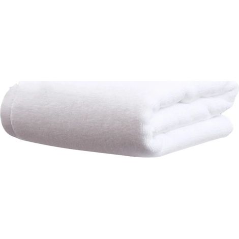 Filiyano-Ensemble de serviettes en coton avec boucle de suspension, absorbantes et à séchage rapide, (blanches) (1/4)