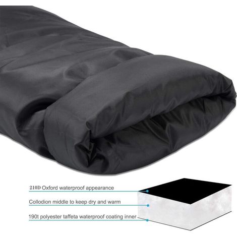 Housse de protection robinet extérieur antigel - 2 pièces 20x25 cm - Protection hiver gel pluie soleil pour robinets de jardin et bornes d'incendie - Tissu Oxford renforcé avec doublure PVC (1/4)