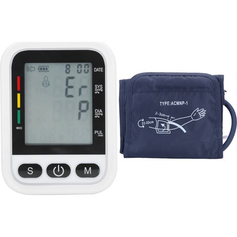 Tensiomètre numérique automatique pour bras, tensiomètre électronique avec brassard, moniteur de tension artérielle noir et blanc, appareil de mesure précis pour usage domestique (1/5)