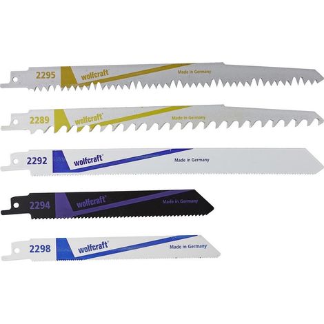 5 Lames de scie sabre Wolfcraft 3599000 5 pc(s) (1/4)