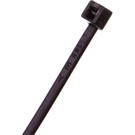 Hochtemperatur-Kabelbinder 125 Grad C 98x2,5mm schwarz 5303TE BMTEN1025 /100 Stück/