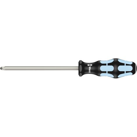 Tournevis pour vis cruciformes PZ, acier inoxydable, PZ 3 x 150 mm, Noir/Ice bleu (1/5)