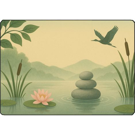 Planche à découper sérénité 28,5 x 20 cm (1/2)
