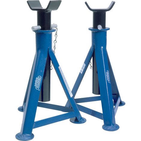 Draper 54721 Heavy-Duty 2-Tonne Axle Stands (Pair) for Vehicle Support and Maintenance