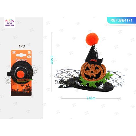 Fermacapelli Halloween fantasma o zucca PartyGo