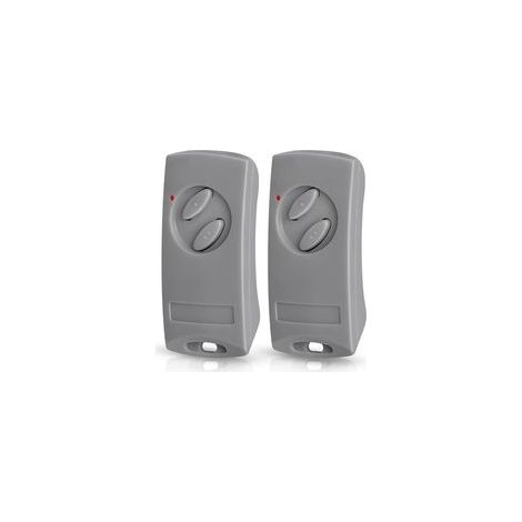 Telecommande Portail pour EcoStar RSE2-433, RSC2-433, RSZ1-433, Compatible avec Hormann Ecostar Liftronic/TUBAUTO EuroPro 500/700/800 Portronic D2500/D5000/S4000, 2 Pièces
